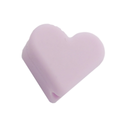 13 mm Hjerte Silikone Perler