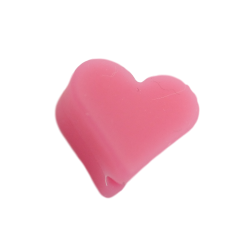 13 mm Hjerte Silikone Perler
