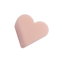 13 mm Hjerte Silikone Perler