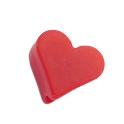 13 mm Hjerte Silikone Perler