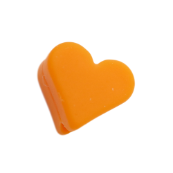 13 mm Hjerte Silikone Perler