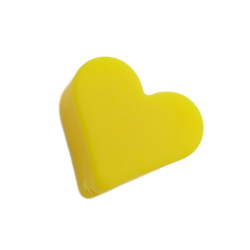 13 mm Hjerte Silikone Perler