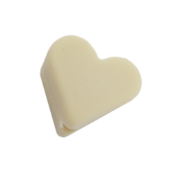 13 mm Hjerte Silikone Perler