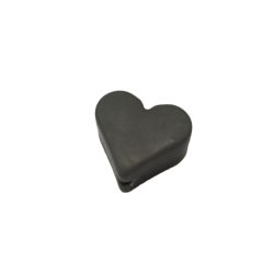 13 mm Hjerte Silikone Perler