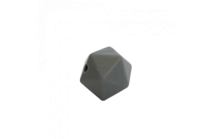 14 mm Icosahedron Silikone Perler 0012 Gr