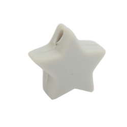 14 mm Stjerne Silikone Perler