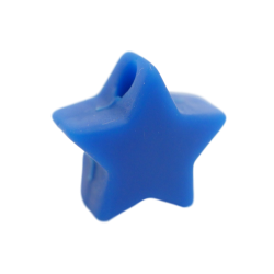 14 mm Stjerne Silikone Perler