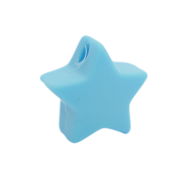 14 mm Stjerne Silikone Perler