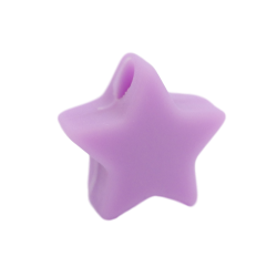 14 mm Stjerne Silikone Perler