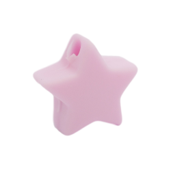14 mm Stjerne Silikone Perler