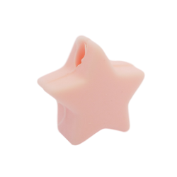 14 mm Stjerne Silikone Perler
