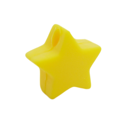 14 mm Stjerne Silikone Perler