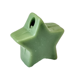 14 mm Stjerne Silikone Perler
