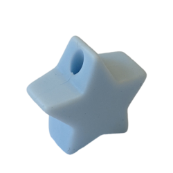 14 mm Stjerne Silikone Perler