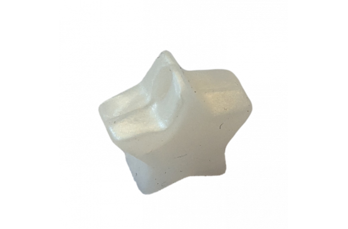 14 mm Stjerne Silikone Perler 1310 Perlemor