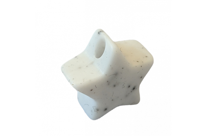 14 mm Stjerne Silikone Perler 1210 Gritty