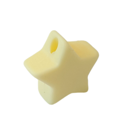 14 mm Stjerne Silikone Perler