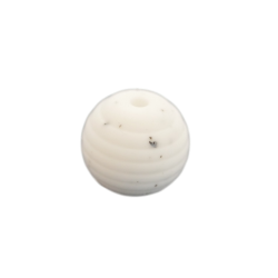 15 mm RILLE Rund SilikonePerler