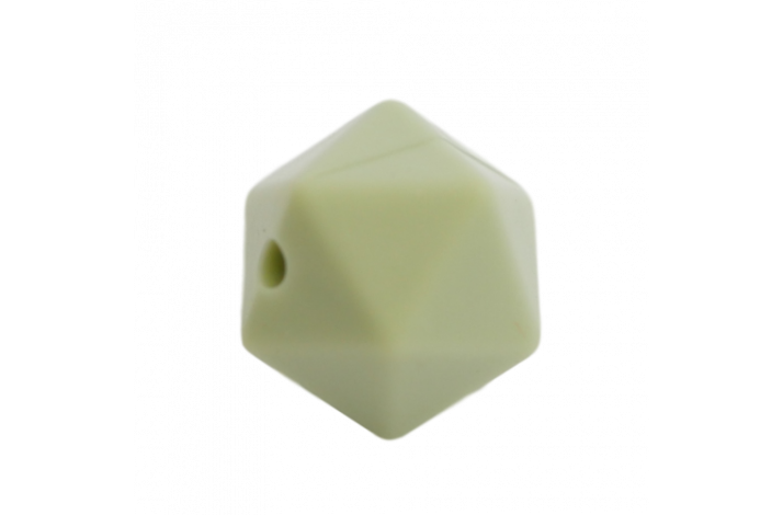 17 mm Icosahedron Silikone Perler 0223 Stvet Lime