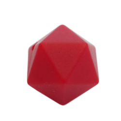17 mm Icosahedron Silikone Perler