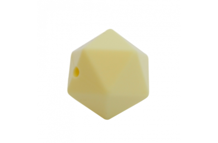 17 mm Icosahedron Silikone Perler 0924 Pastel Gul
