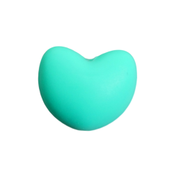 20 x 17 mm Hjerte Silikone Perler