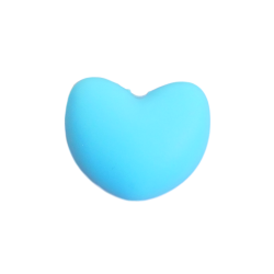 20 x 17 mm Hjerte Silikone Perler