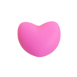 20 x 17 mm Hjerte Silikone Perler