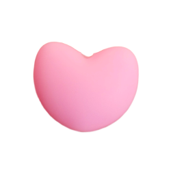 20 x 17 mm Hjerte Silikone Perler