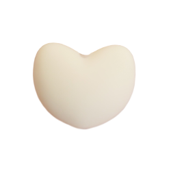 20 x 17 mm Hjerte Silikone Perler