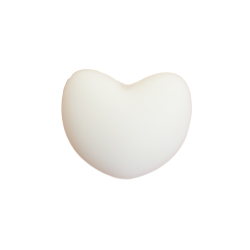 20 x 17 mm Hjerte Silikone Perler