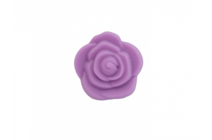 21 x 12 mm Blomst Silikone Perler  0522 Lilla