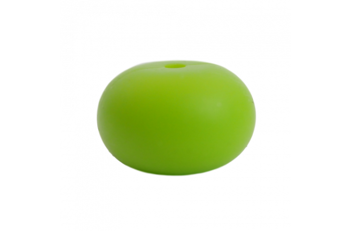 25 x 15 mm Abacus Silikone Perler  0220 blegrn