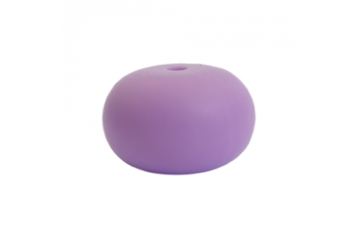 25 x 15 mm Abacus Silikone Perler  0522 Lilla