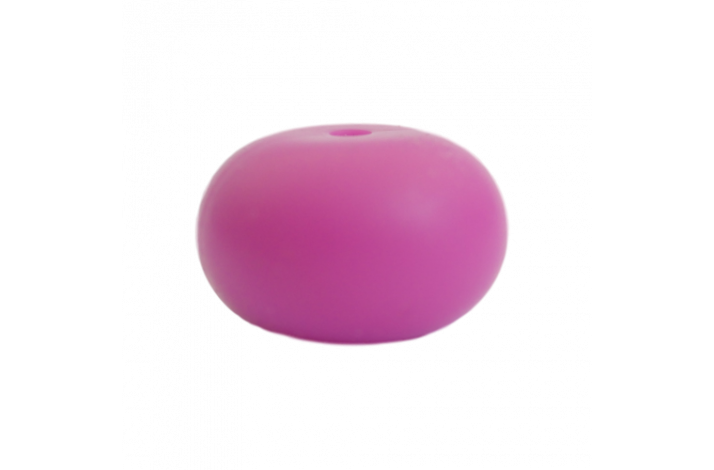 25 x 15 mm Abacus Silikone Perler  0612 Cerise