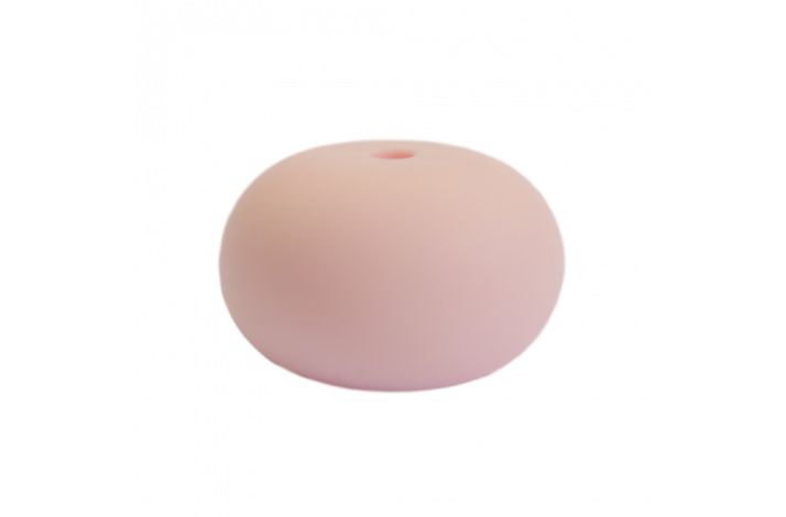 25 x 15 mm Abacus Silikone Perler  0714 Rosa