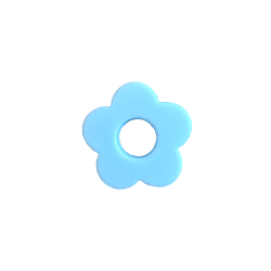 27 mm Blomst Silicone Perler