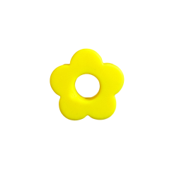 27 mm Blomst Silicone Perler