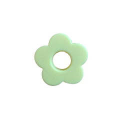 27 mm Blomst Silicone Perler