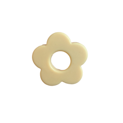27 mm Blomst Silicone Perler
