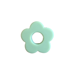 27 mm Blomst Silicone Perler