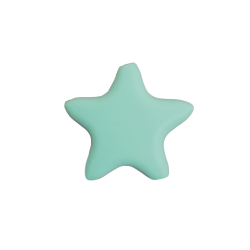 37 mm x 35. 5 mm Stjerne Silikone Perler