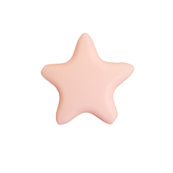 37 mm x 35. 5 mm Stjerne Silikone Perler