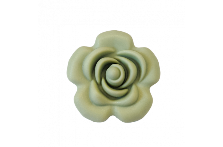 40 mm Blomst Silikone Perler 0223 Stvet Lime