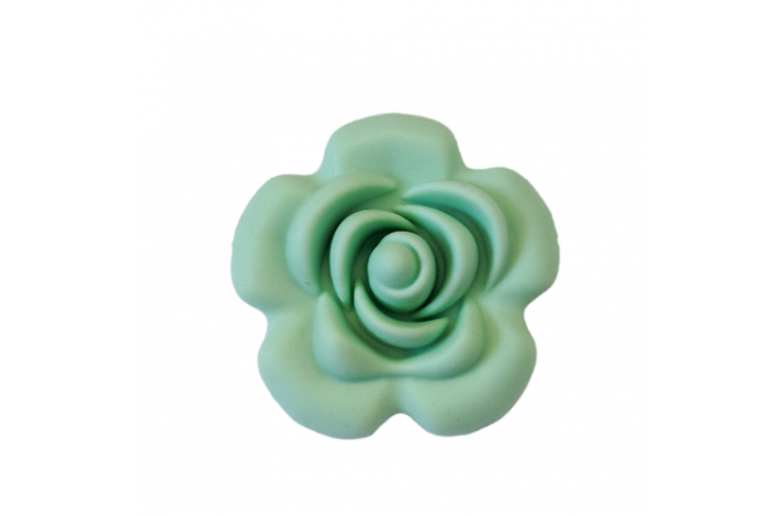 40 mm Blomst Silikone Perler 0323 Mint