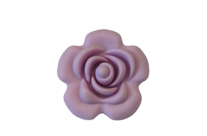 40 mm Blomst Silikone Perler 0524 Lyselilla