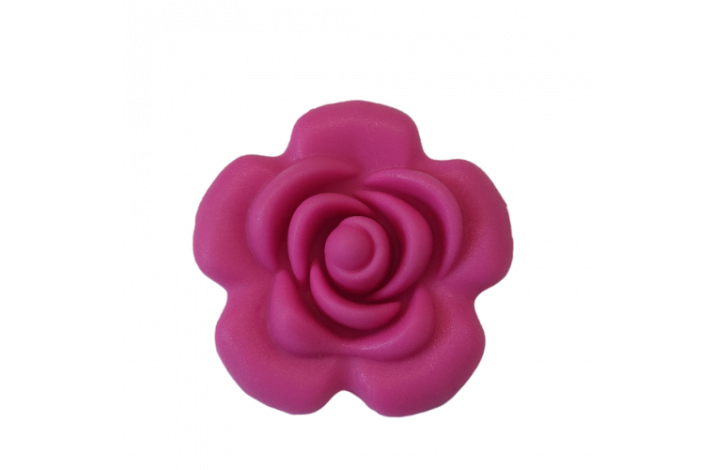 40 mm Blomst Silikone Perler 0611 Cerise