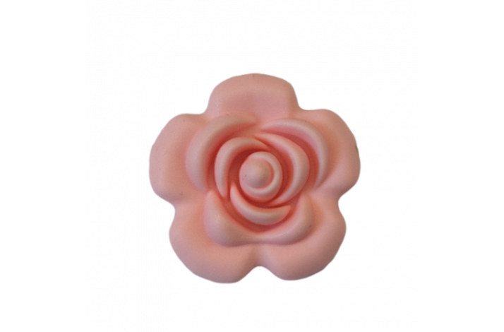 40 mm Blomst Silikone Perler 0713 Rosa