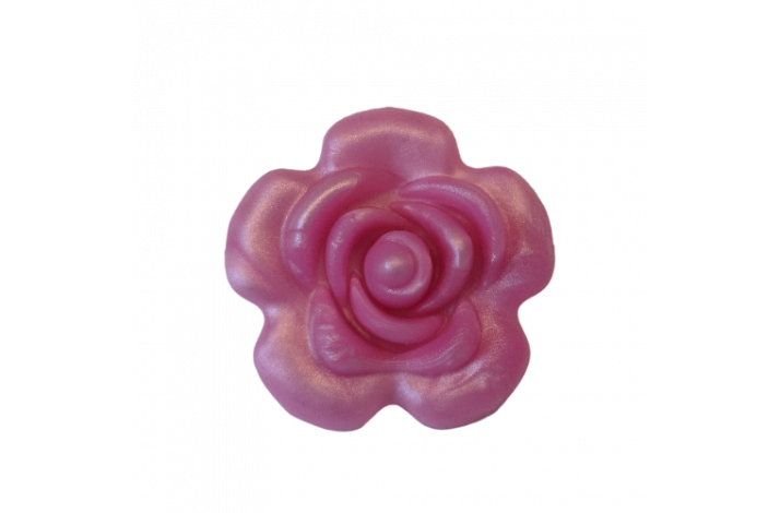 40 mm Blomst Silikone Perler 1322 Perlemor Pink