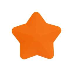 45 x 45 mm Stjerneformet Silicone Perler